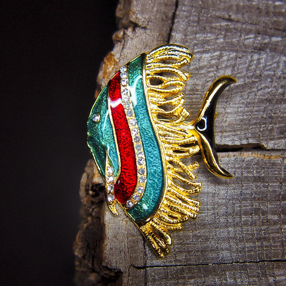 Angel Fish Brooch #5473